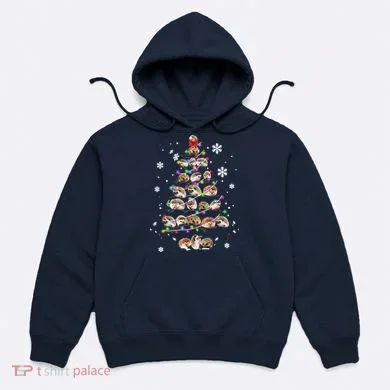 Hedgehog Christmas Tree Hoodie