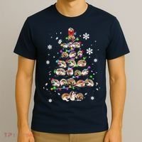 Hedgehog Christmas Tree T-Shirt thumb 3