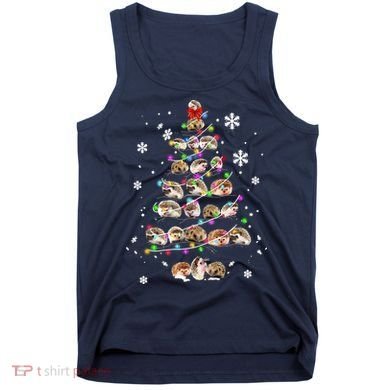 Hedgehog Christmas Tree Tank Top