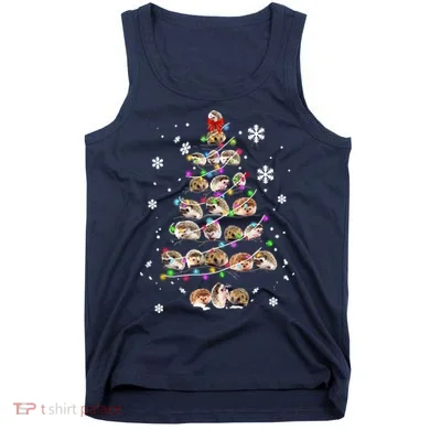 Hedgehog Christmas Tree Tank Top