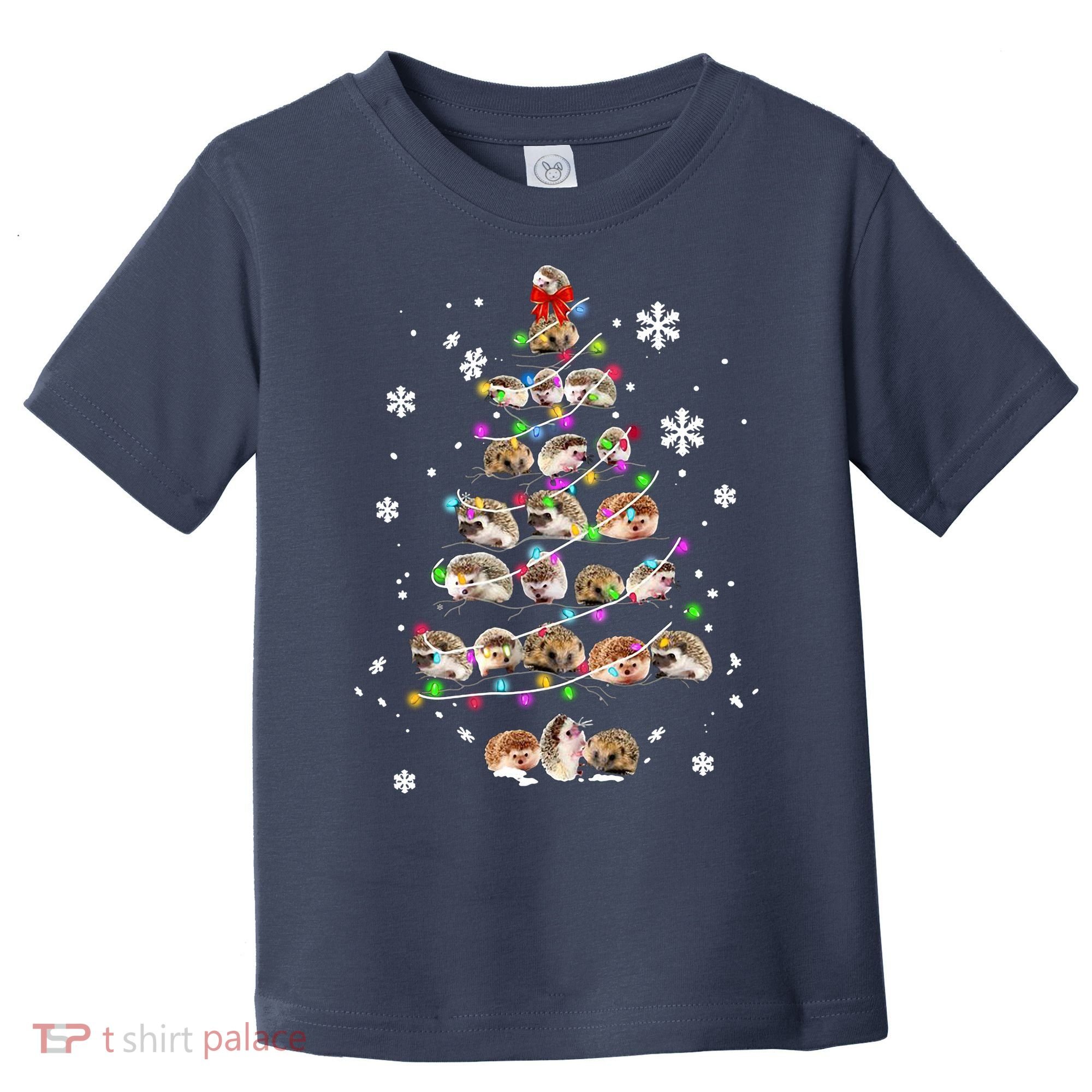 Hedgehog Christmas Tree Toddler T-Shirt