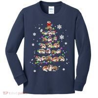 Hedgehog Christmas Tree Kids Long Sleeve Shirt thumb 0