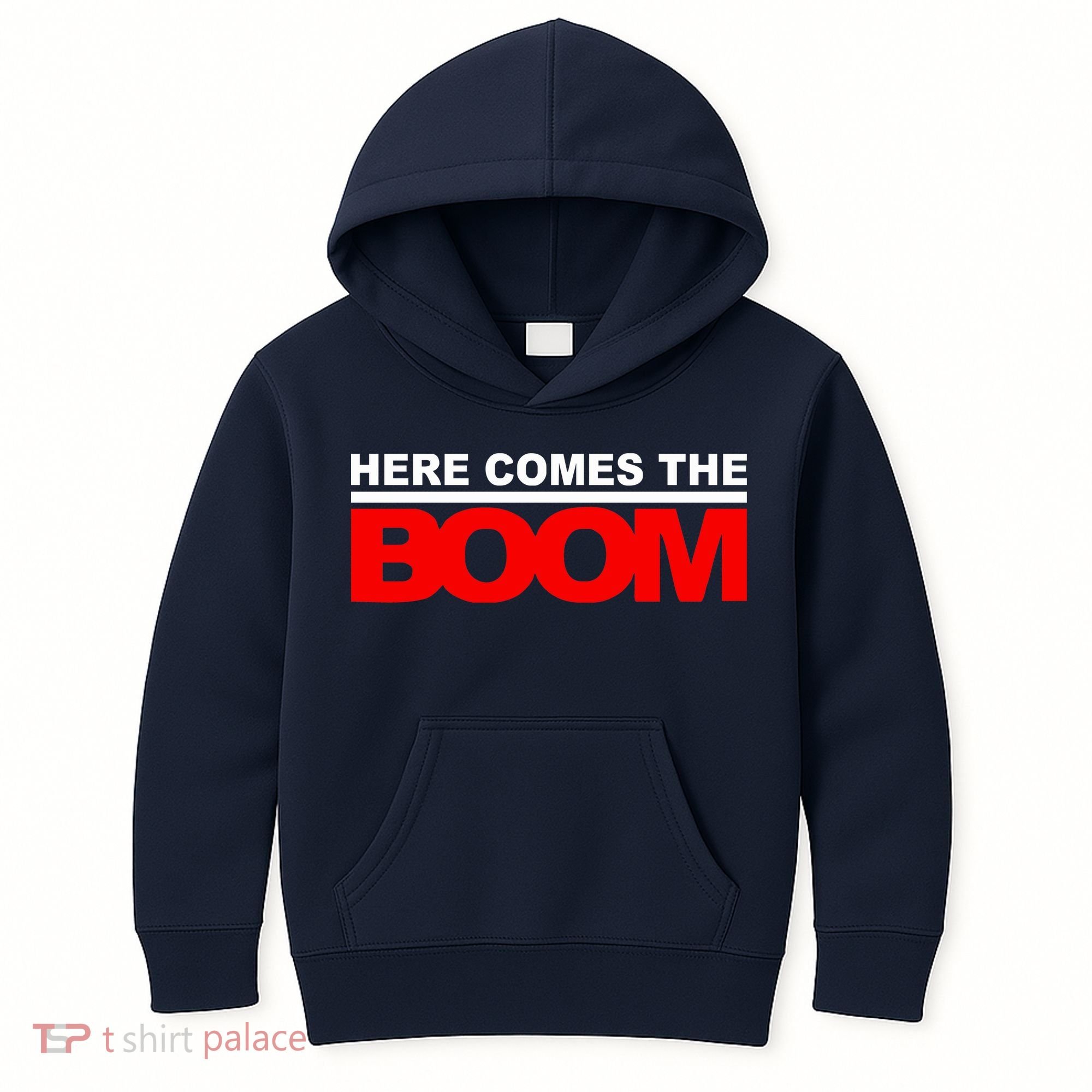 Here Comes The Boom Kids Hoodie