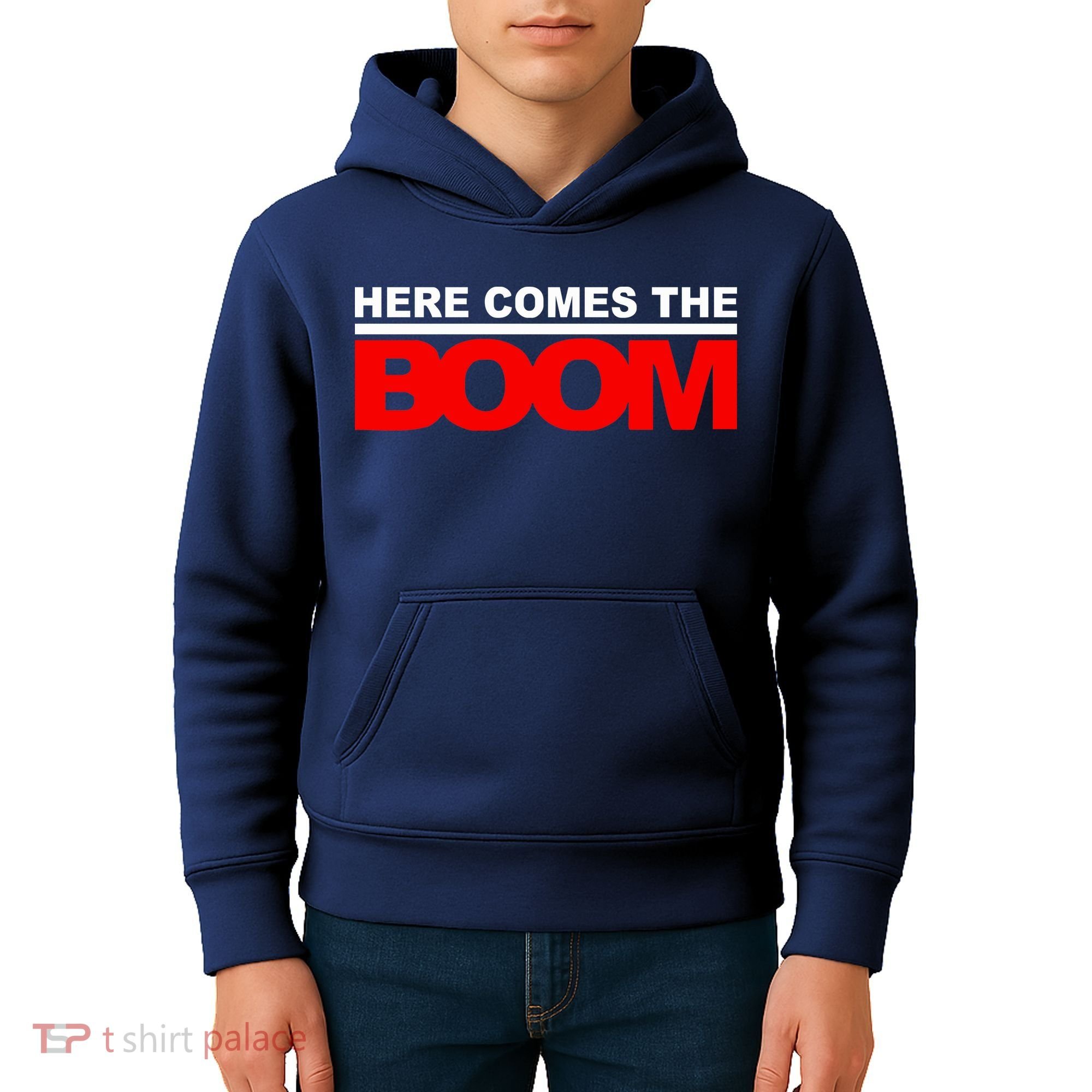 Here Comes The Boom Kids Hoodie