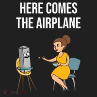 Here Comes The Airplane Women's Sweatshirt thumb 2