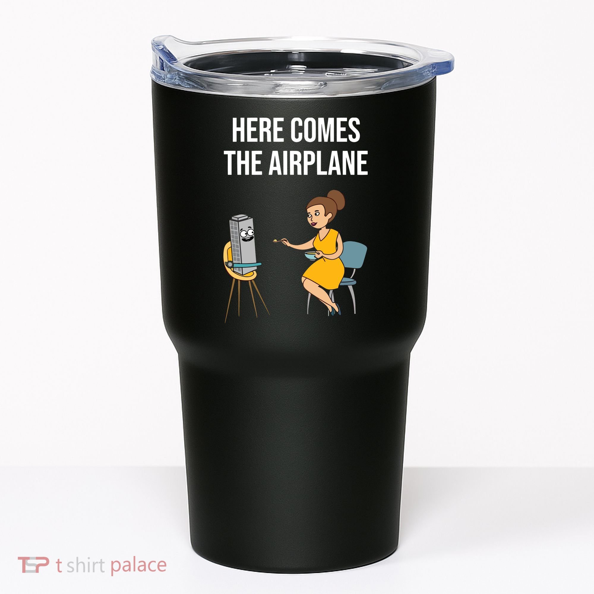 Here Comes The Airplane Tumbler