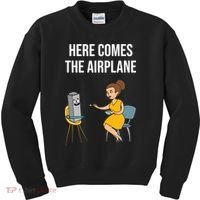 Here Comes The Airplane Kids Sweatshirt thumb 0