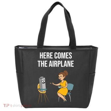 Here Comes The Airplane Tote Bag