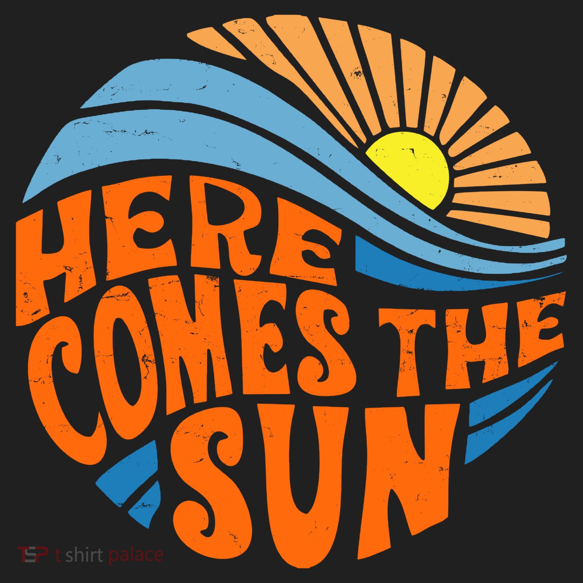 Here Comes The Sun Retro Summer Women's Sweatshirt