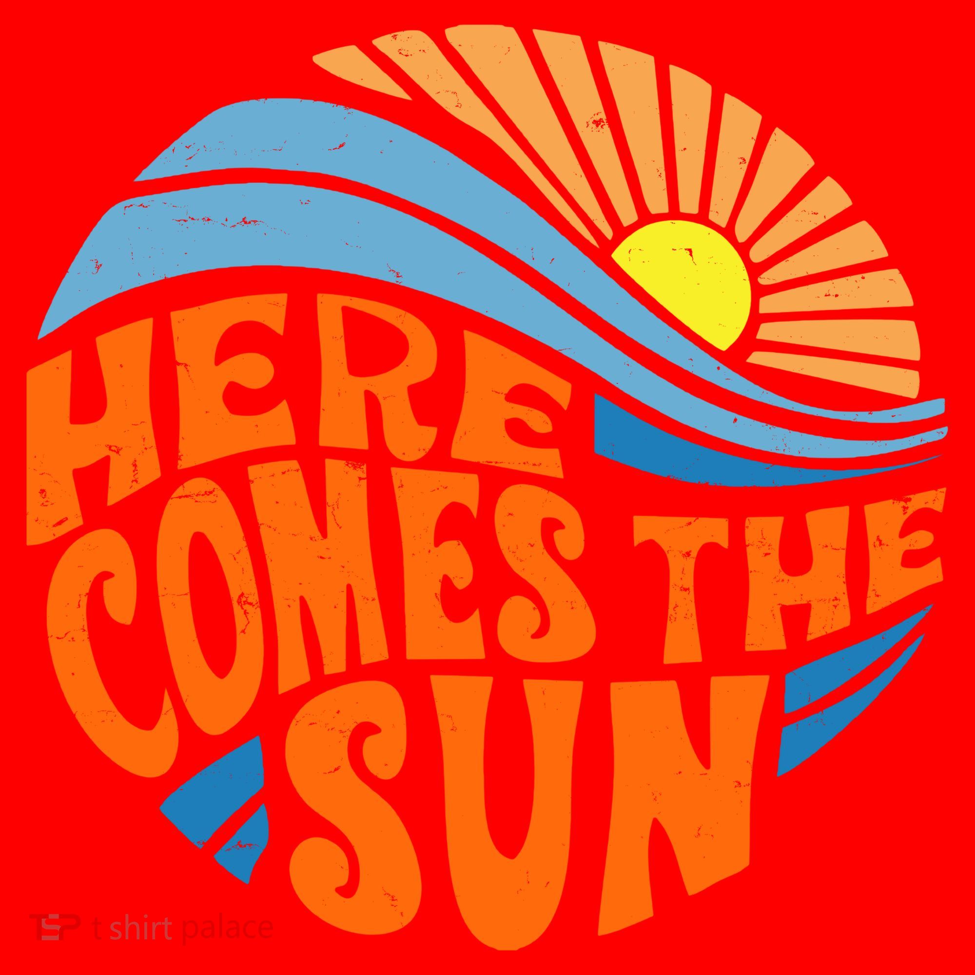 Here Comes The Sun Retro Summer Santa Hat