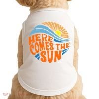 Here Comes The Sun Retro Summer Doggie Tank thumb 0