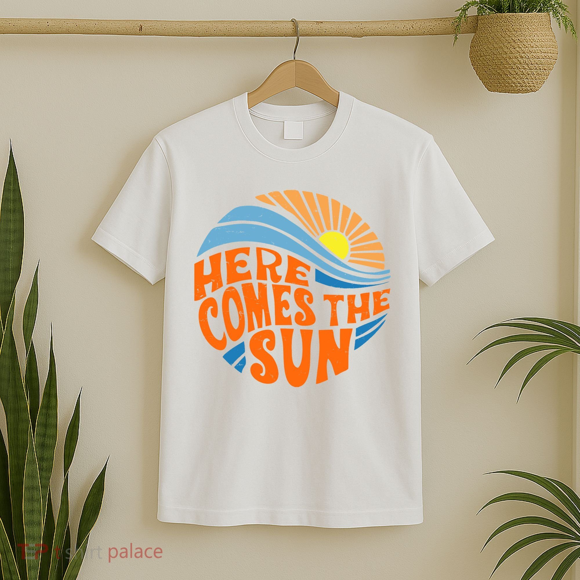 Here Comes The Sun Retro Summer T-Shirt
