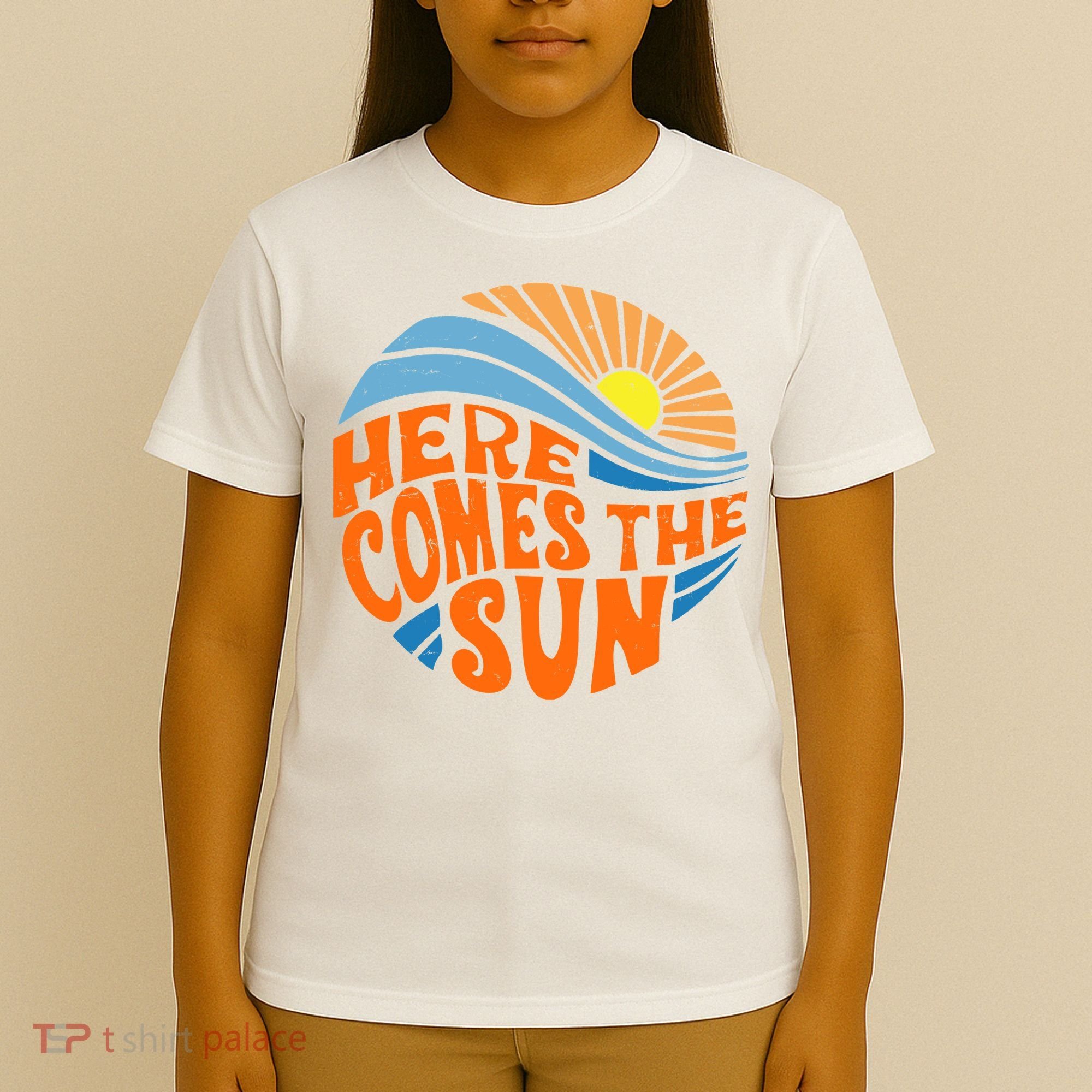 Here Comes The Sun Retro Summer T-Shirt