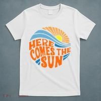 Here Comes The Sun Retro Summer T-Shirt thumb 5