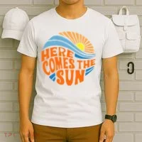 Here Comes The Sun Retro Summer T-Shirt thumb 6