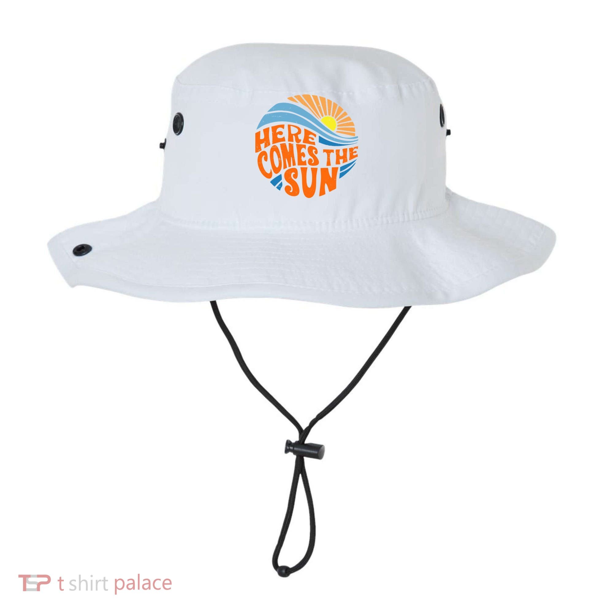Here Comes The Sun Retro Summer Bucket Hat