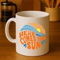 Here Comes The Sun Retro Summer Coffee Mug thumb 4