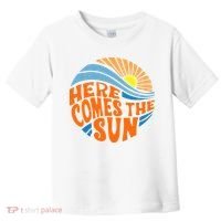 Here Comes The Sun Retro Summer Toddler T-Shirt thumb 0