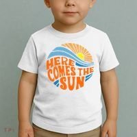 Here Comes The Sun Retro Summer Toddler T-Shirt thumb 2