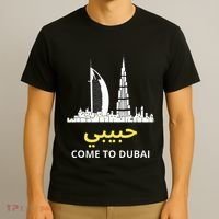 Habibi Come To Dubai Funny Quote Uae Travel T-Shirt thumb 3