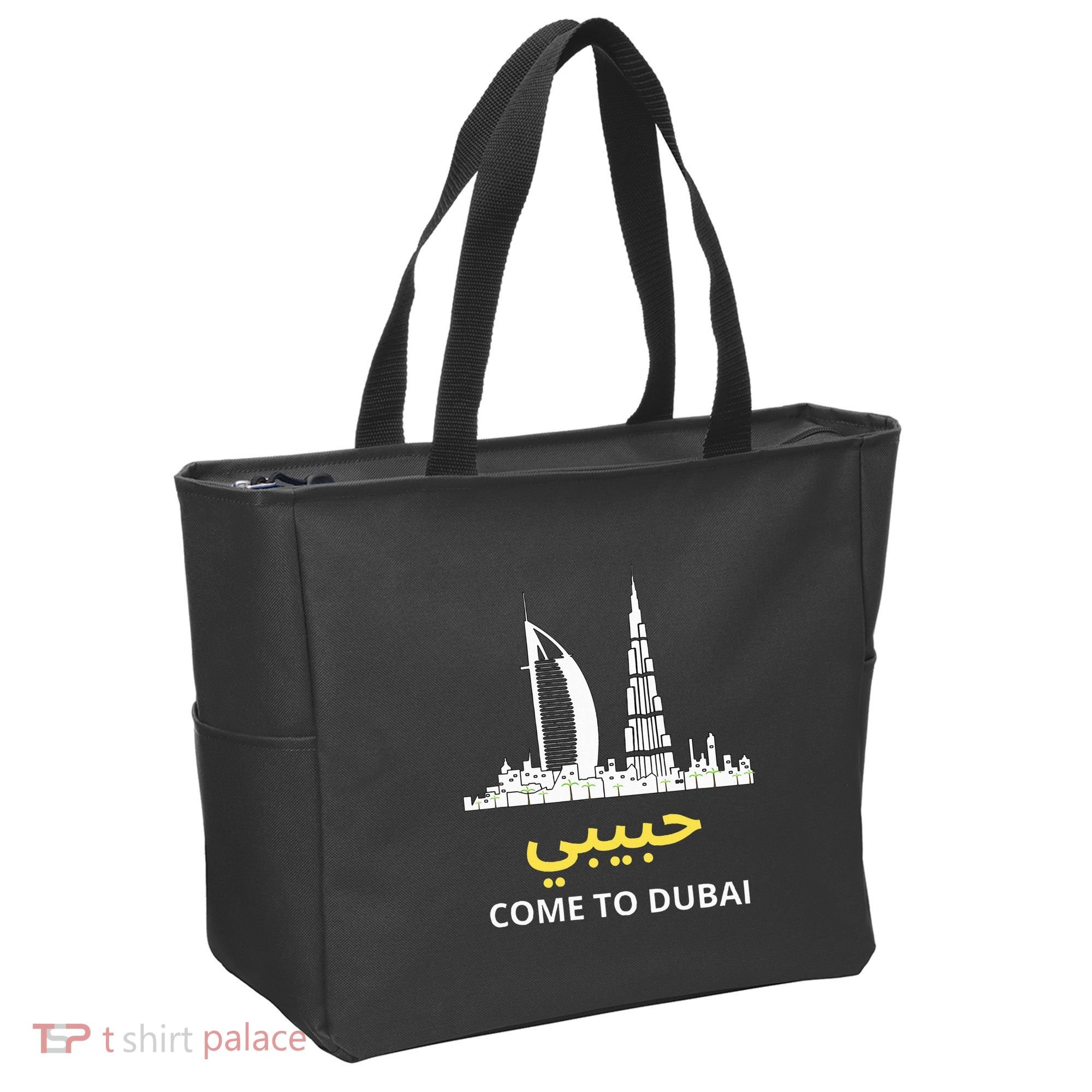 Habibi Come To Dubai Funny Quote Uae Travel Tote Bag