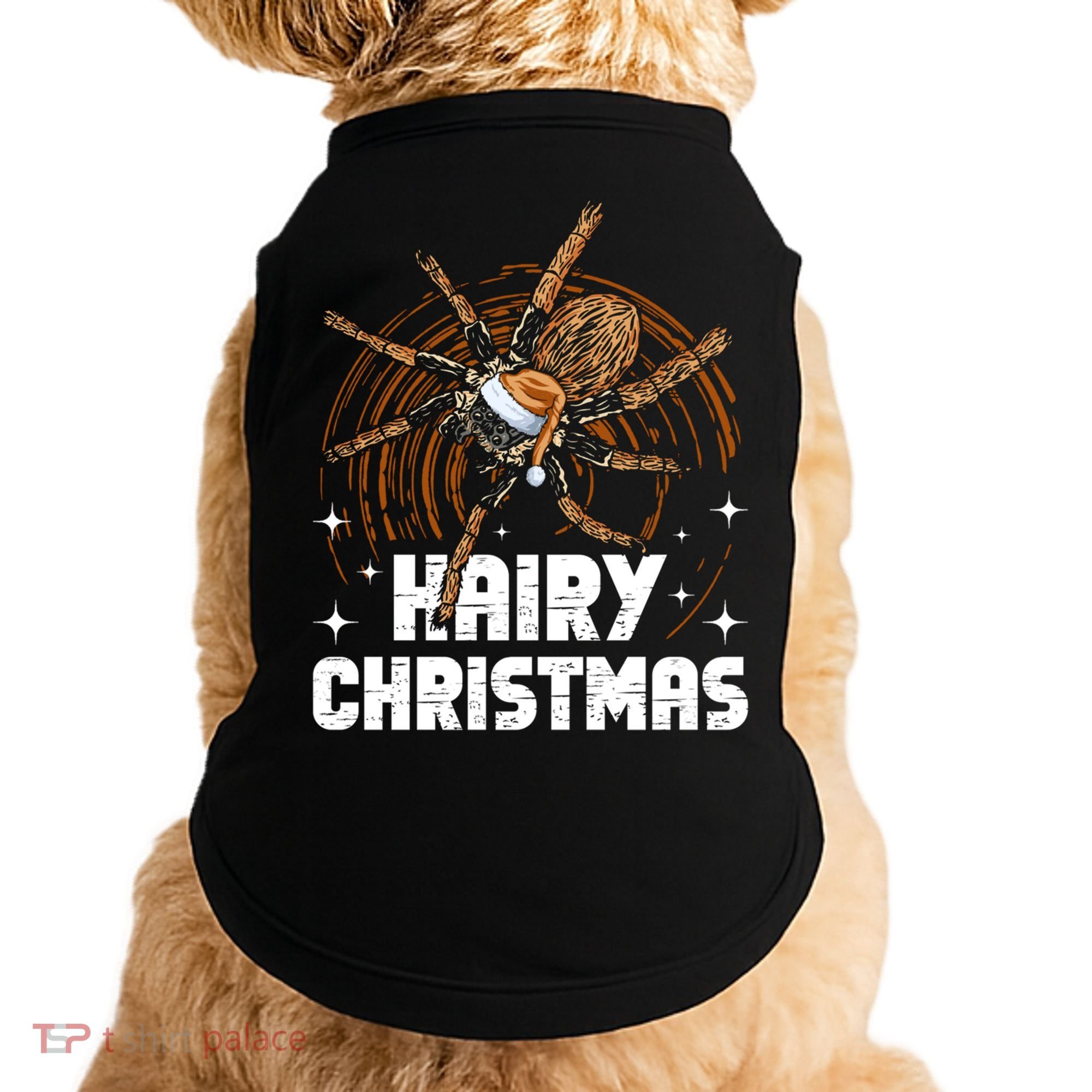 Hairy Christmas Tarantula Owner Cute Gift Doggie Tank