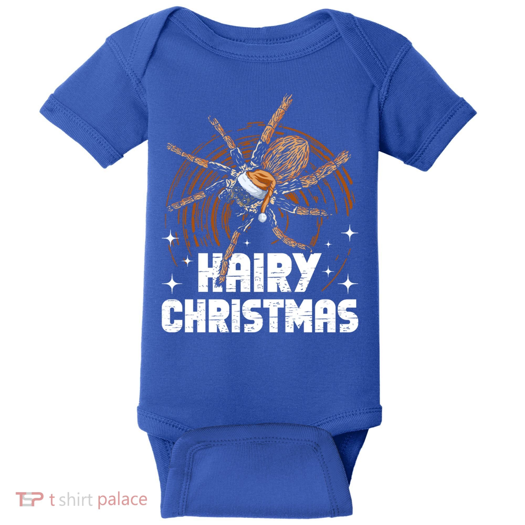 Hairy Christmas Tarantula Owner Cute Gift Baby Bodysuit