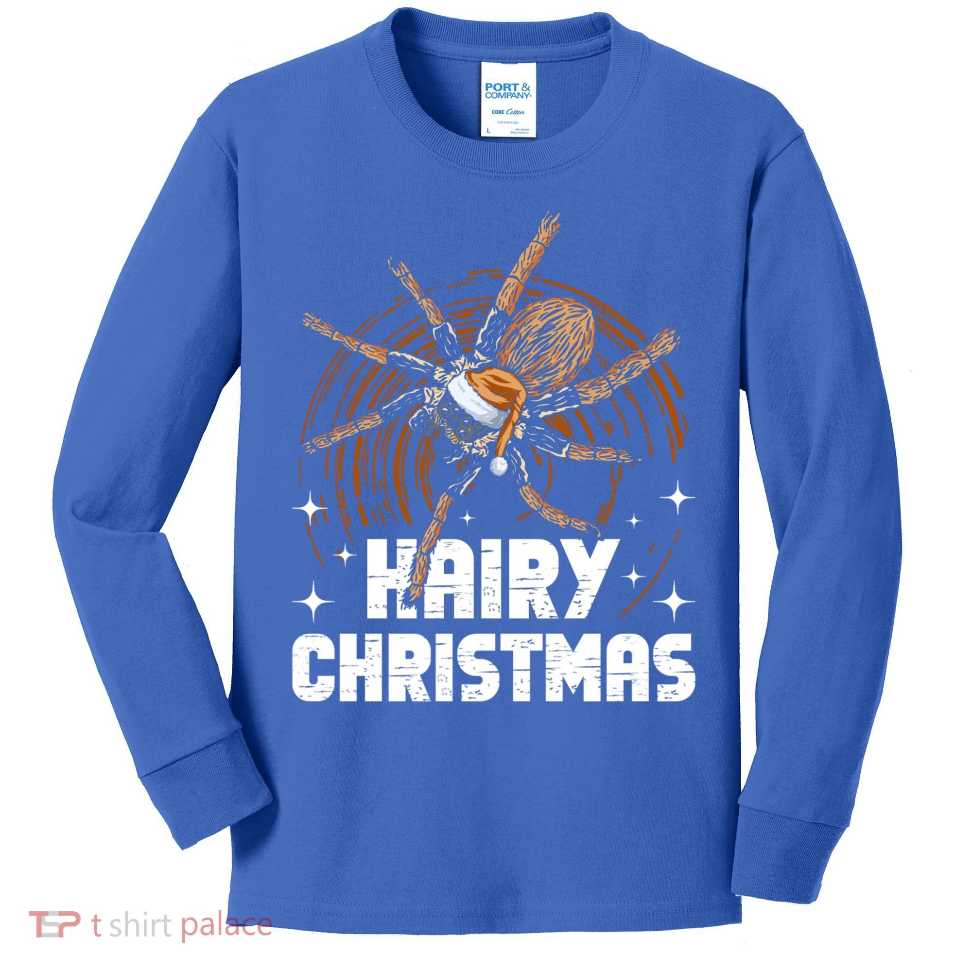 Hairy Christmas Tarantula Owner Cute Gift Kids Long Sleeve Shirt