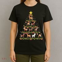 Horses Christmas Tree Horse Xmas Ornaments T-Shirt thumb 4