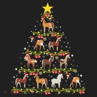 Horses Christmas Tree Horse Xmas Ornaments Tumbler thumb 3