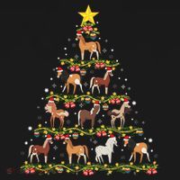 Horses Christmas Tree Horse Xmas Ornaments Visor thumb 3