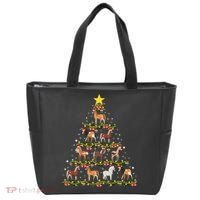 Horses Christmas Tree Horse Xmas Ornaments Tote Bag thumb 0