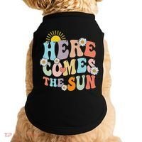 Here Comes The Sun Summer Vacation Beach Family Matching Doggie Tank thumb 0