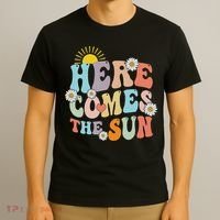 Here Comes The Sun Summer Vacation Beach Family Matching T-Shirt thumb 3