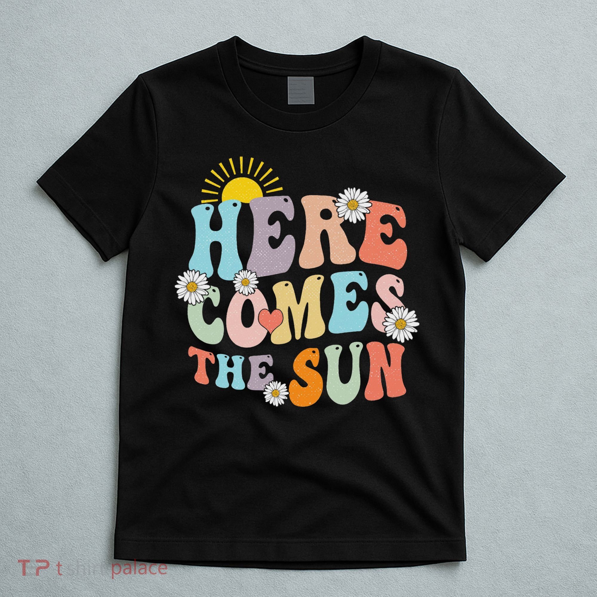 Here Comes The Sun Summer Vacation Beach Family Matching T-Shirt