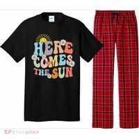 Here Comes The Sun Summer Vacation Beach Family Matching Pajama Set thumb 0