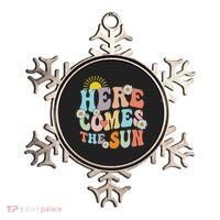 Here Comes The Sun Summer Vacation Beach Family Matching Ornament thumb 0