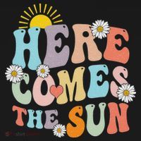 Here Comes The Sun Summer Vacation Beach Family Matching Ornament thumb 1