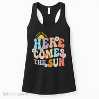 Here Comes The Sun Summer Vacation Beach Family Matching Women's Tank Top thumb 0