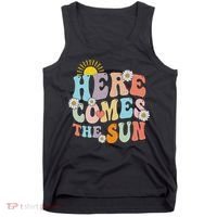Here Comes The Sun Summer Vacation Beach Family Matching Tank Top thumb 0