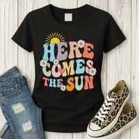 Here Comes The Sun Summer Vacation Beach Family Matching Women's T-Shirt thumb 3