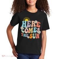 Here Comes The Sun Summer Vacation Beach Family Matching Kids T-Shirt thumb 2
