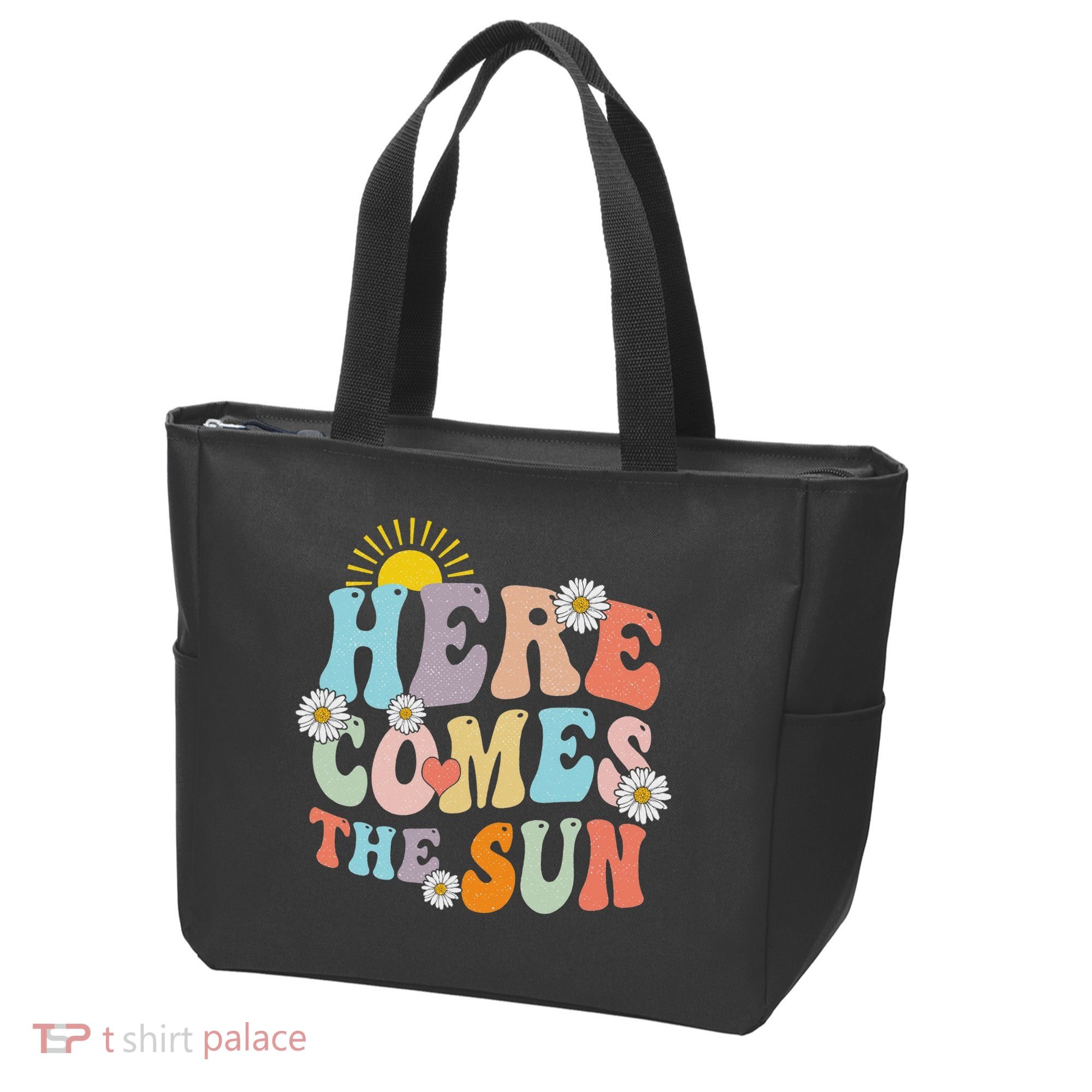 Here Comes The Sun Summer Vacation Beach Family Matching Tote Bag