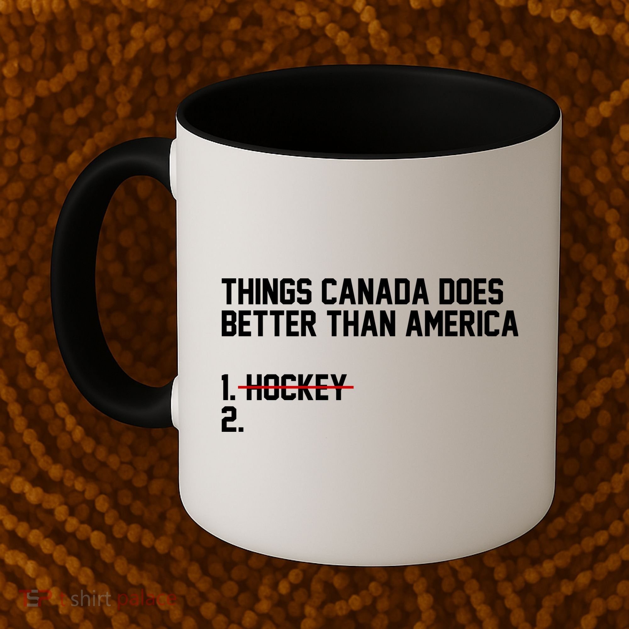Hockey Champions USA Canada Lost Coffee Mug