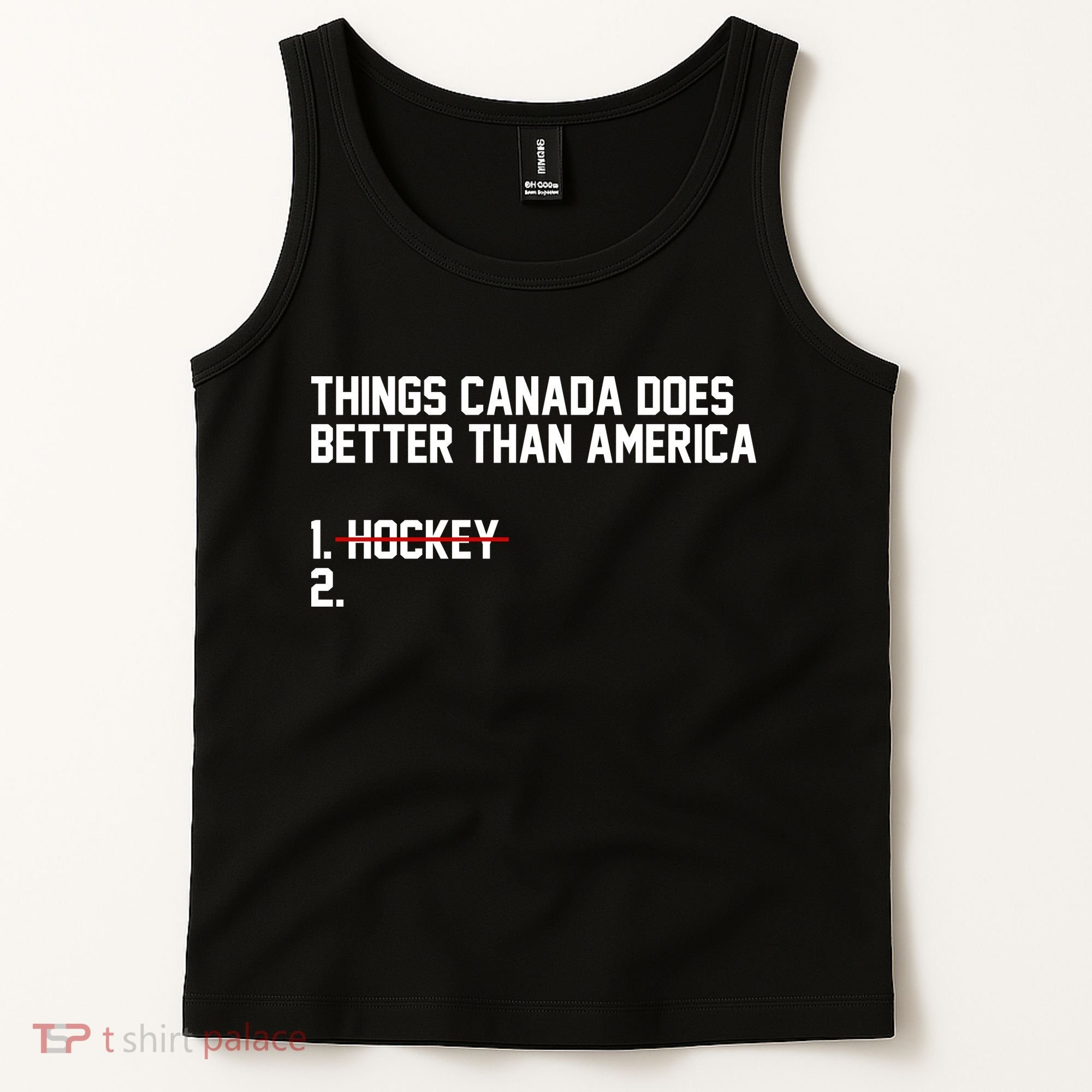 Hockey Champions USA Canada Lost Tank Top