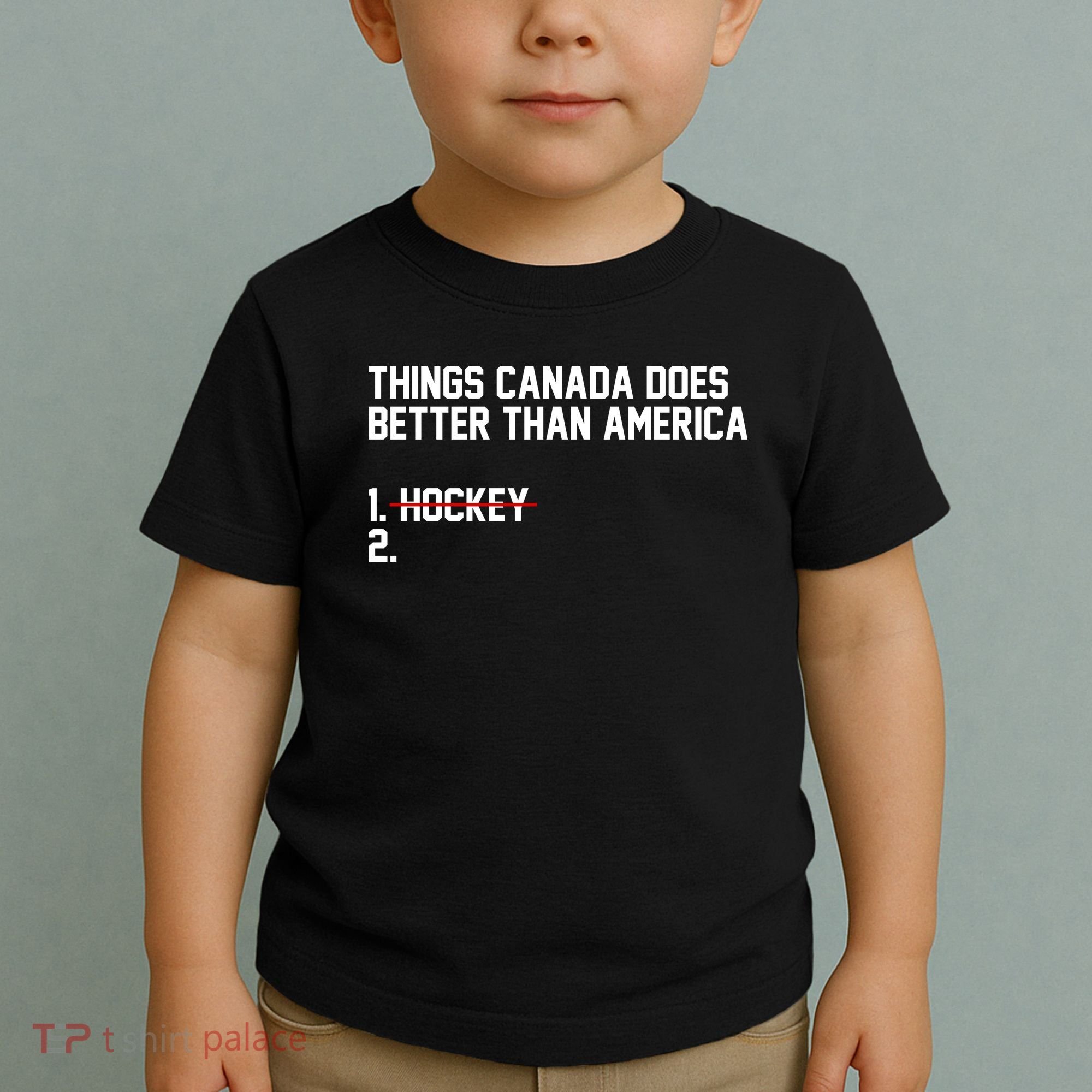 Hockey Champions USA Canada Lost Toddler T-Shirt