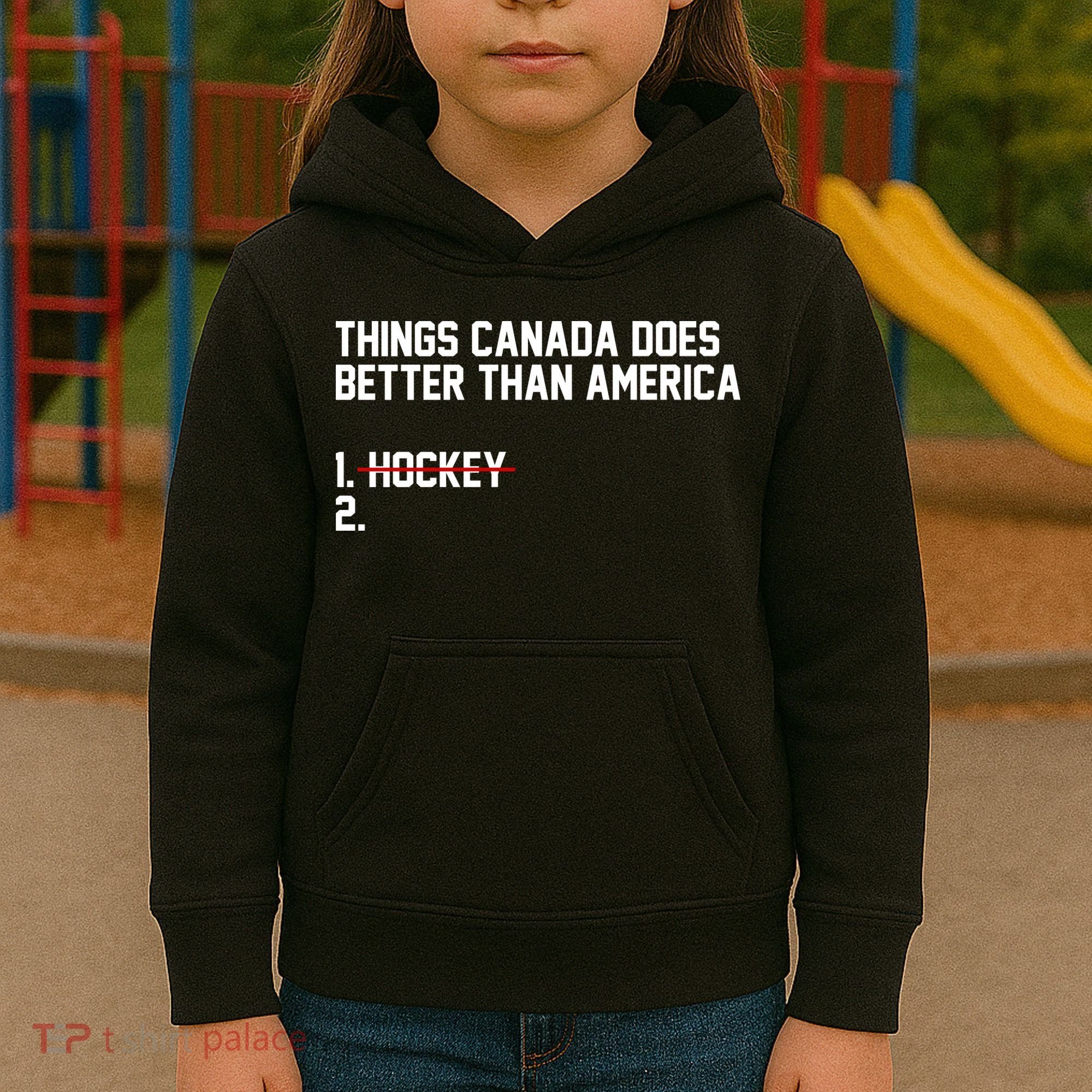 Hockey Champions USA Canada Lost Kids Hoodie