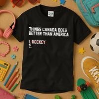 Hockey Champions USA Canada Lost Kids T-Shirt thumb 3