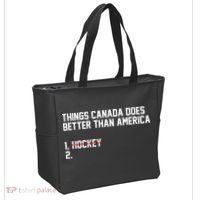 Hockey Champions USA Canada Lost Tote Bag thumb 2