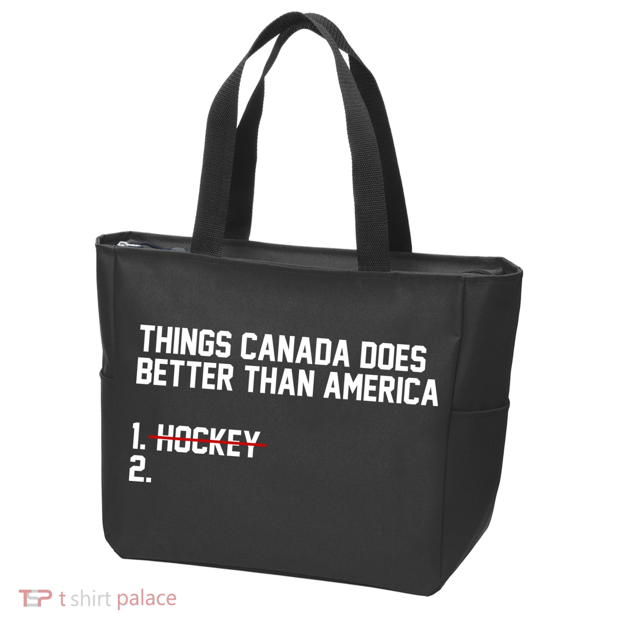 Hockey Champions USA Canada Lost Tote Bag